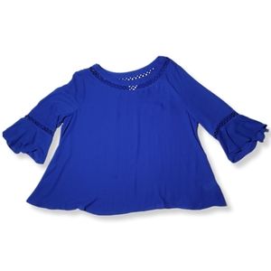 STYLUS blue blouse sizes L